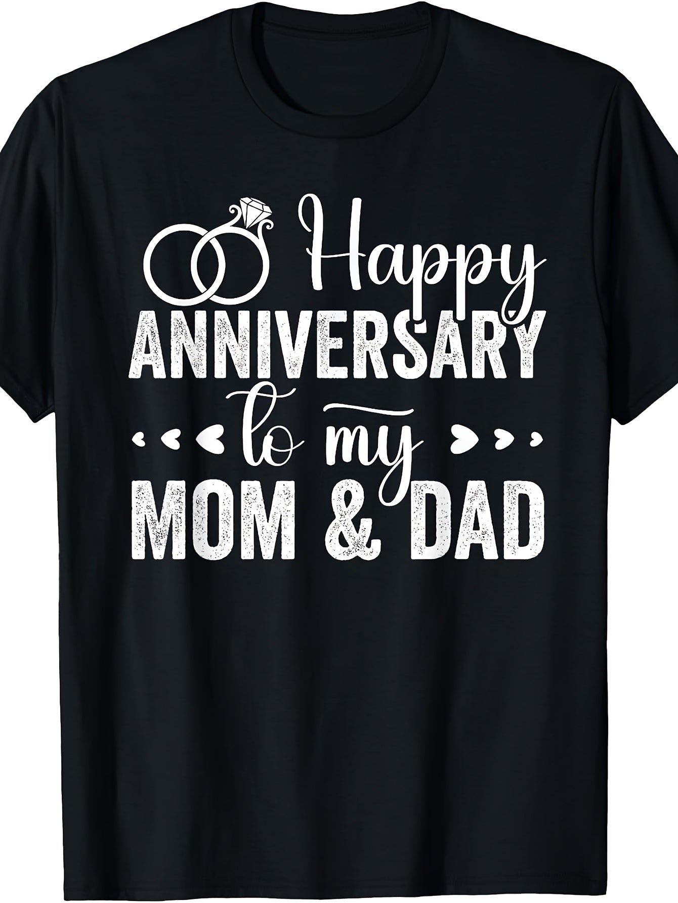 Married Couple Lovers, Happy Anniversary to Mom And Dad T-Shirt
